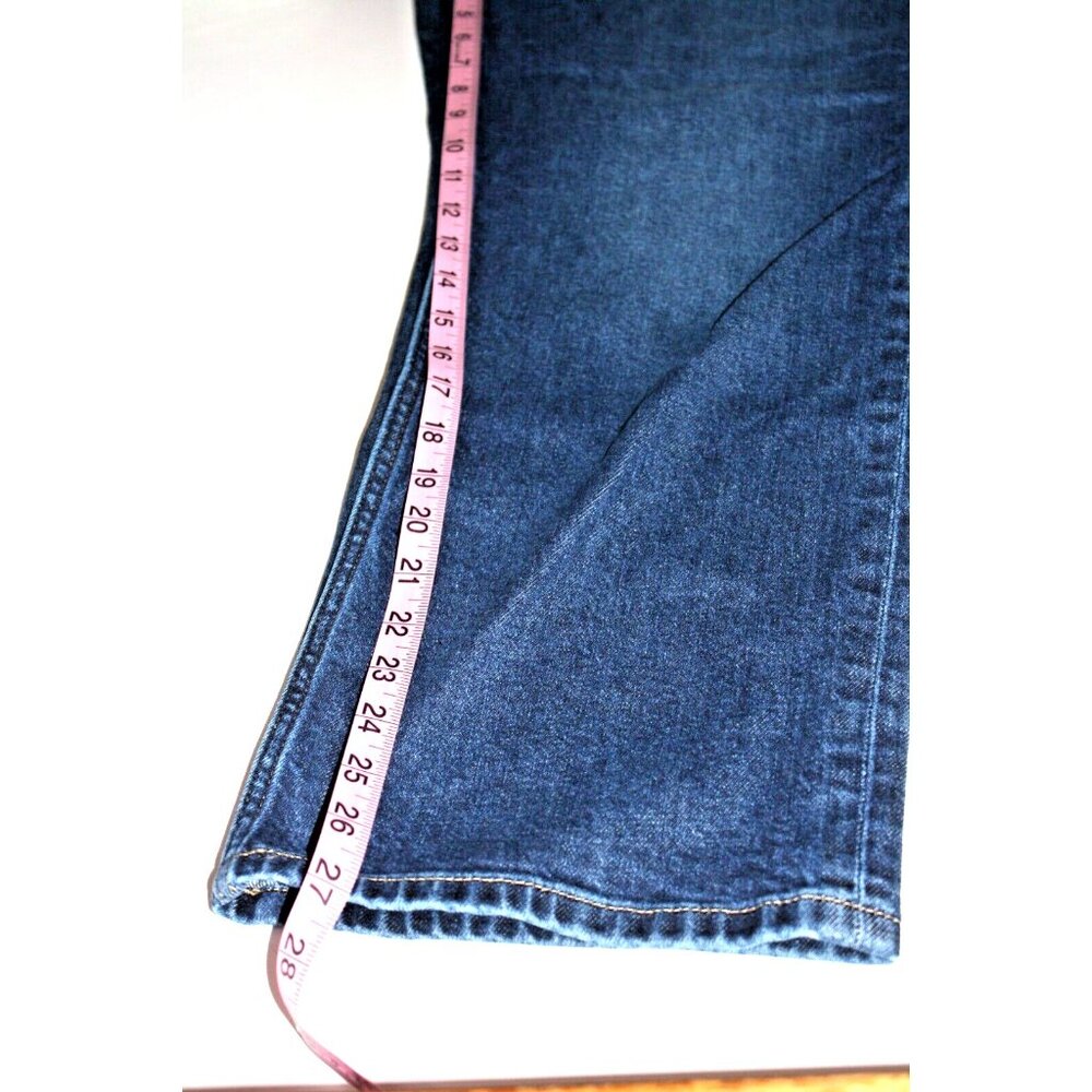 BANANA REPUBLIC Men's Blue Denim Jeans 34 X 27 Straight High Rise - Picture 6 of 6